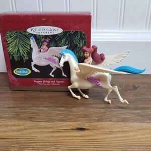 1997 Vintage Hallmark Ornament Disney's Hercules Megara Meg‎ and Pegasus K